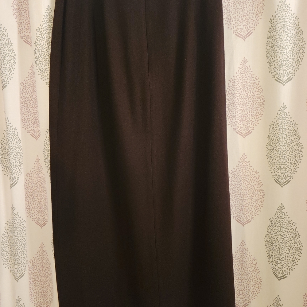 119. Express petite full length pencil skirt with front slit - Picture 4 of 5